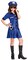 The Costume Center Blue and Black Police Girl Child Halloween Costume - Large